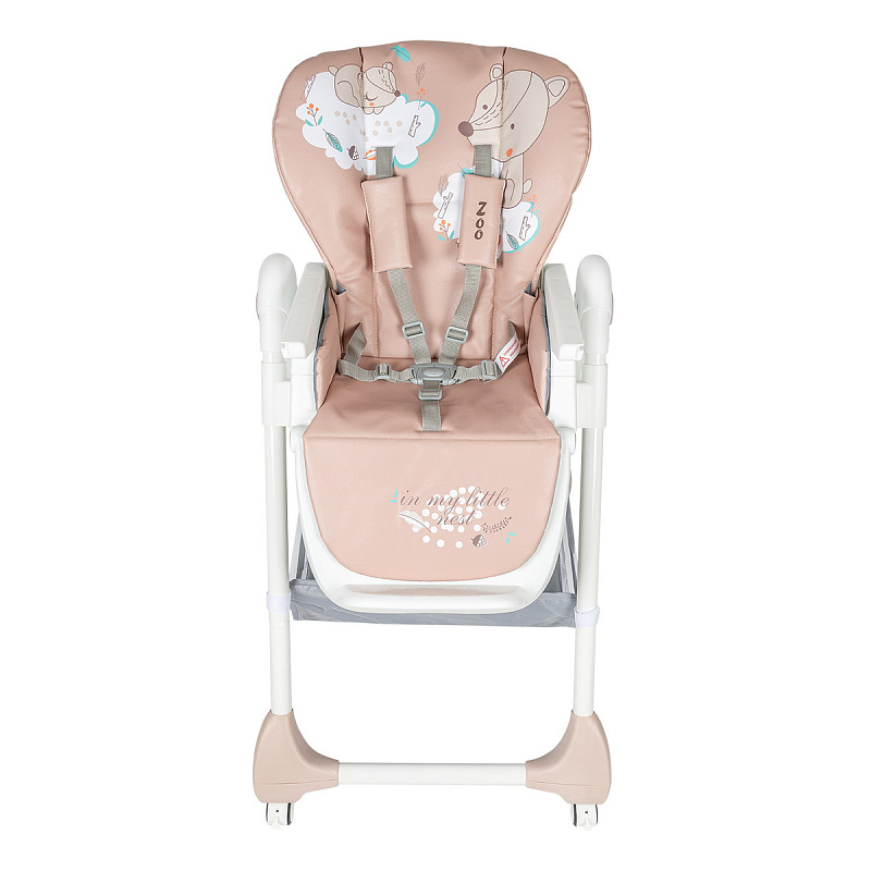 Стульчик для кормления Sevillababy Zoo Brown, коричневый, барсучок