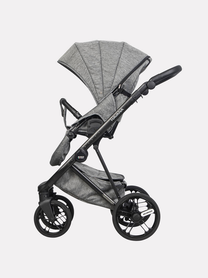 Коляска 2 в 1 Riko Basic Havana 02 серо-зеленый