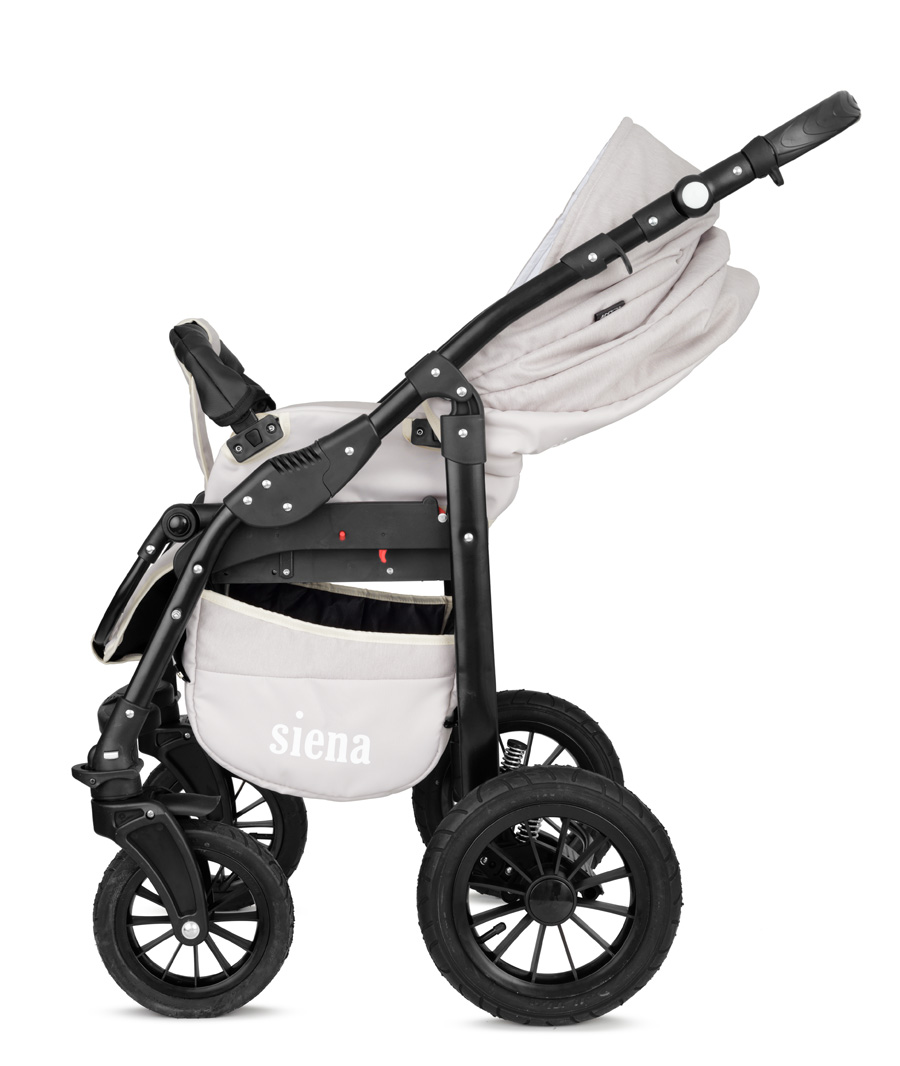 Коляска 3 в 1 Rant Siena 06 бело-бежевый