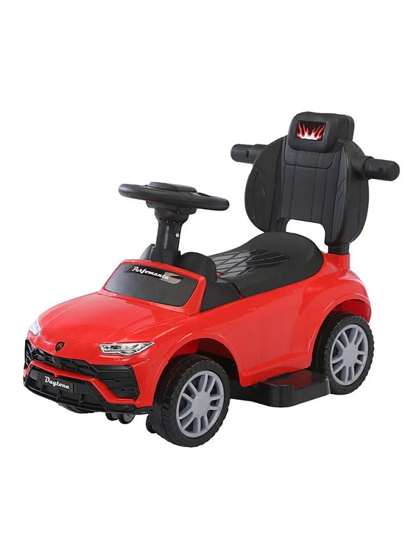 Детская каталка Sevillababy Daytona SL 3 в 1 с ручкой 2068-A red/красный