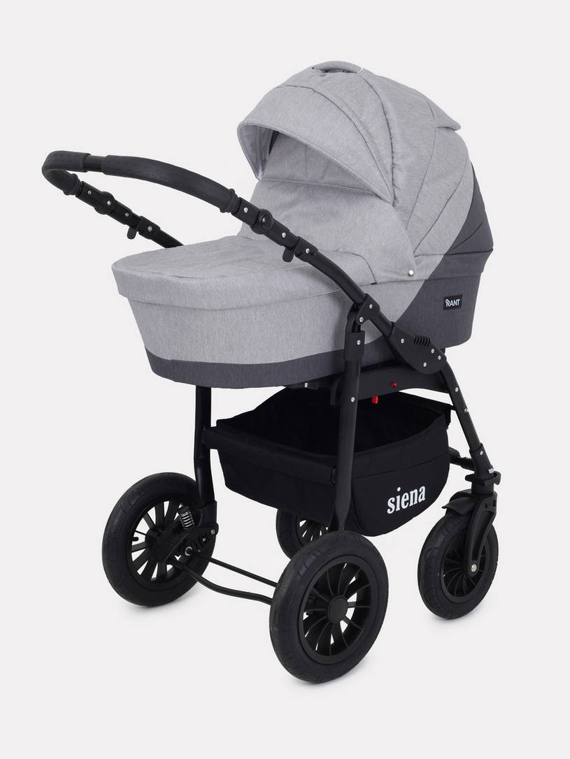 Коляска 2 в 1 Rant Siena 04 графит-серый