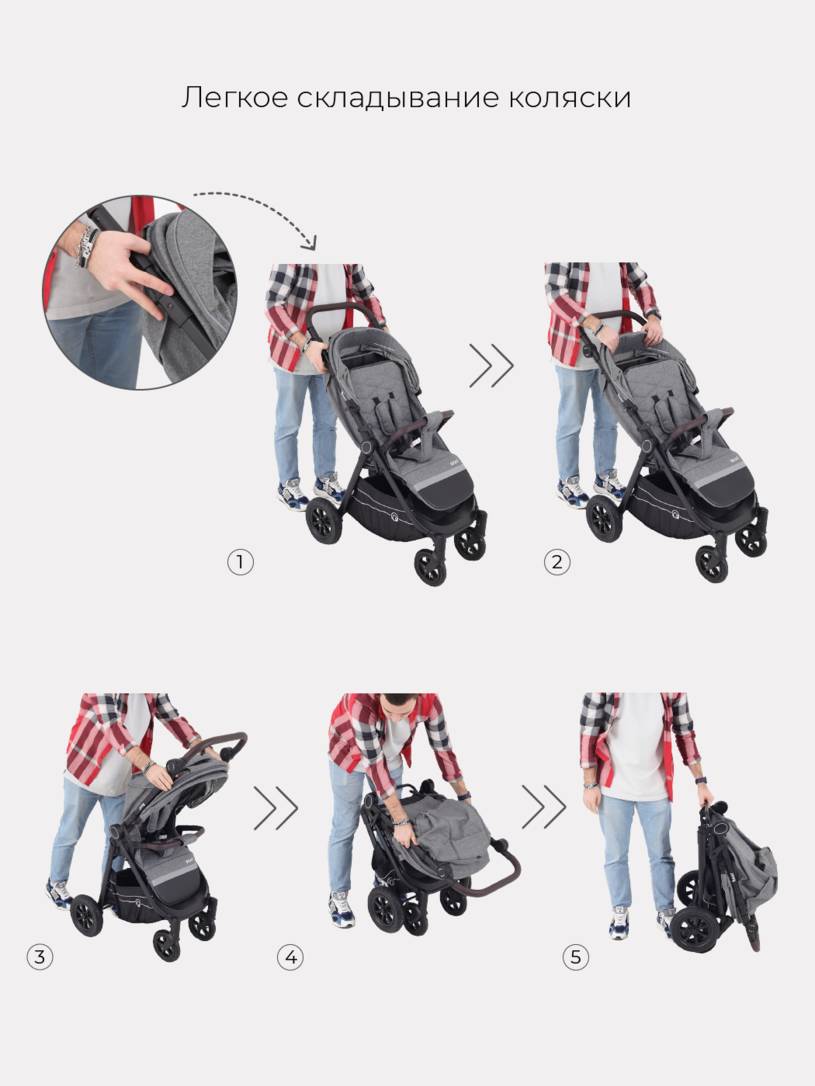 Коляска прогулочная RANT BEAT RA851 Ocean Green