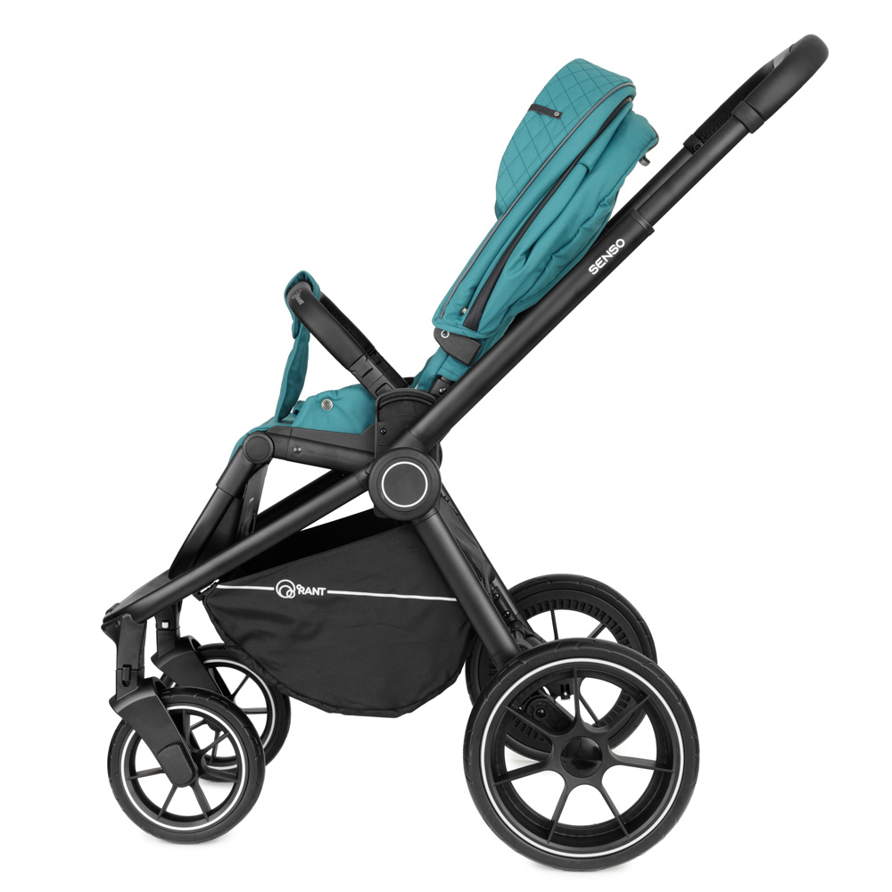 Коляска 3 в 1 Rant Senso Deep Malachite бирюзовый
