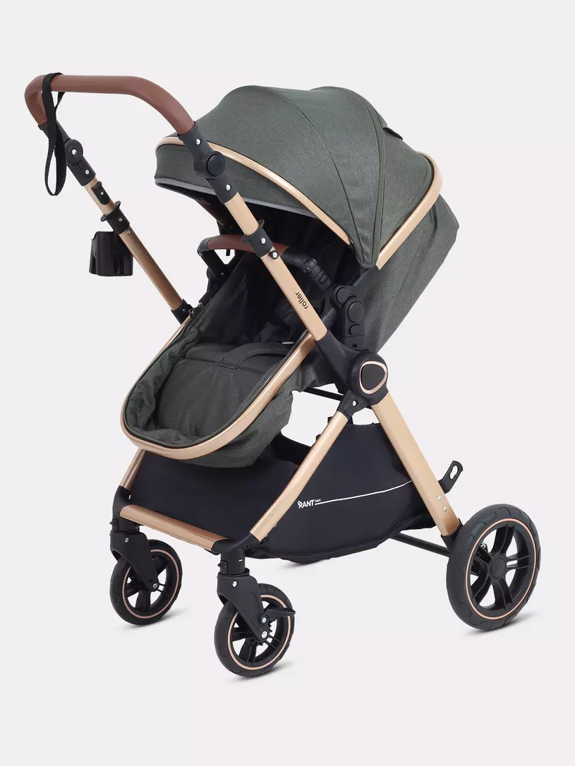 Коляска-трансформер Rant Basic Roller Gold 2024 Olive