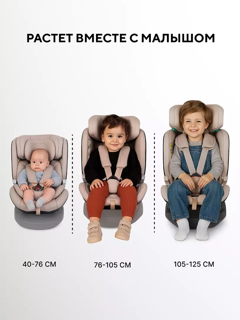 Автокресло Rant Aster Max (40-125 см) Black