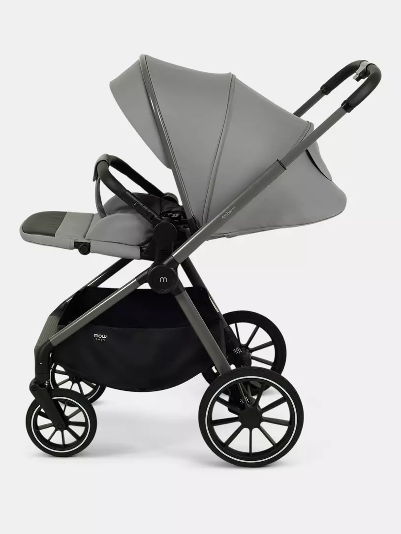 Коляска 3 в 1 Mowbaby Amber PRO Grey