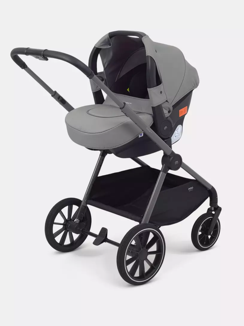 Коляска 3 в 1 Mowbaby Amber PRO Grey