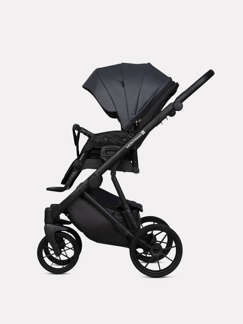 Коляска 3 в 1 Riko Basic Montana X Ecco 24 Graphite