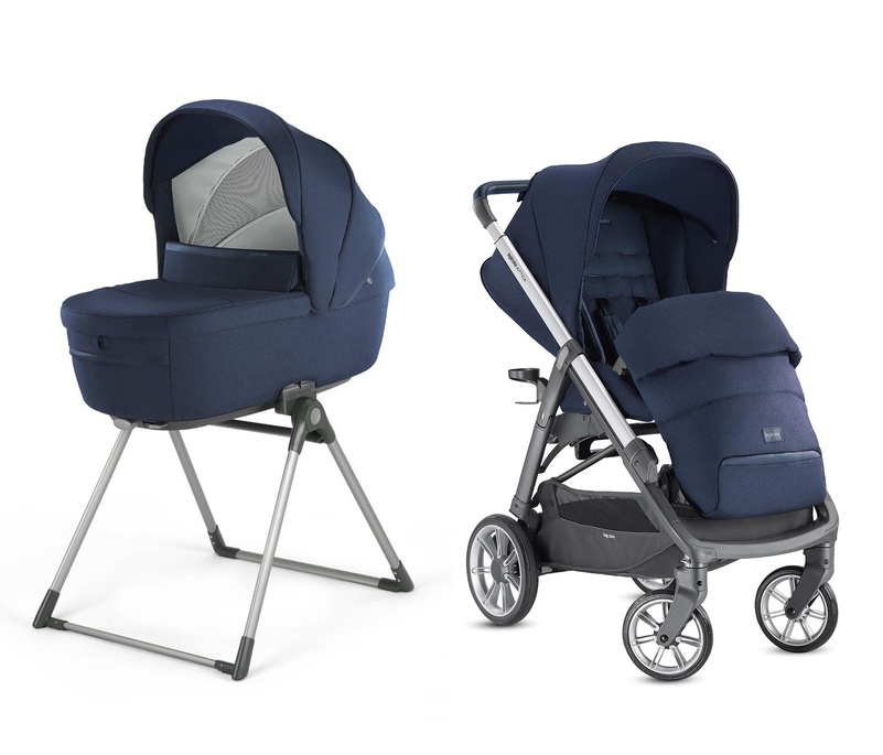 Коляска 2 в 1 Inglesina Aptica с подставкой под люльку Stand Up, Portland Blue