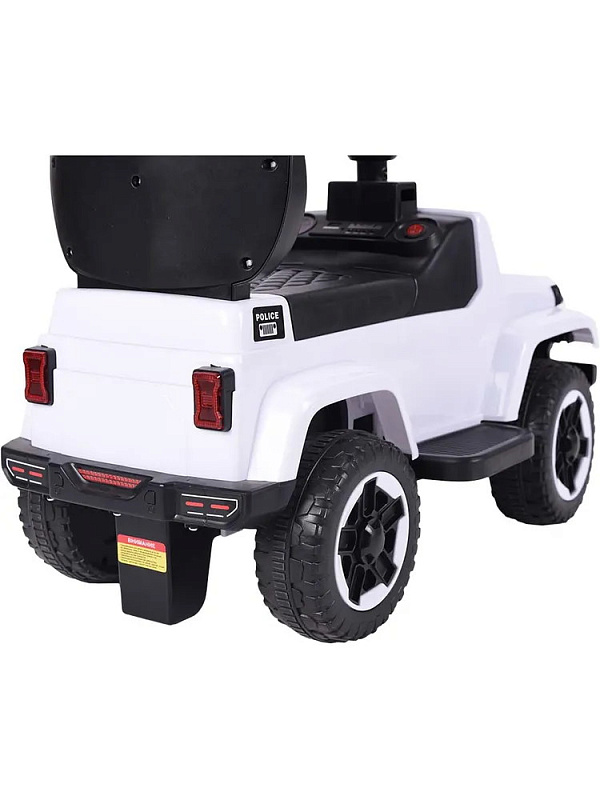 Детская каталка Sevillababy Police 3 в 1 с ручкой BC219 white/белый