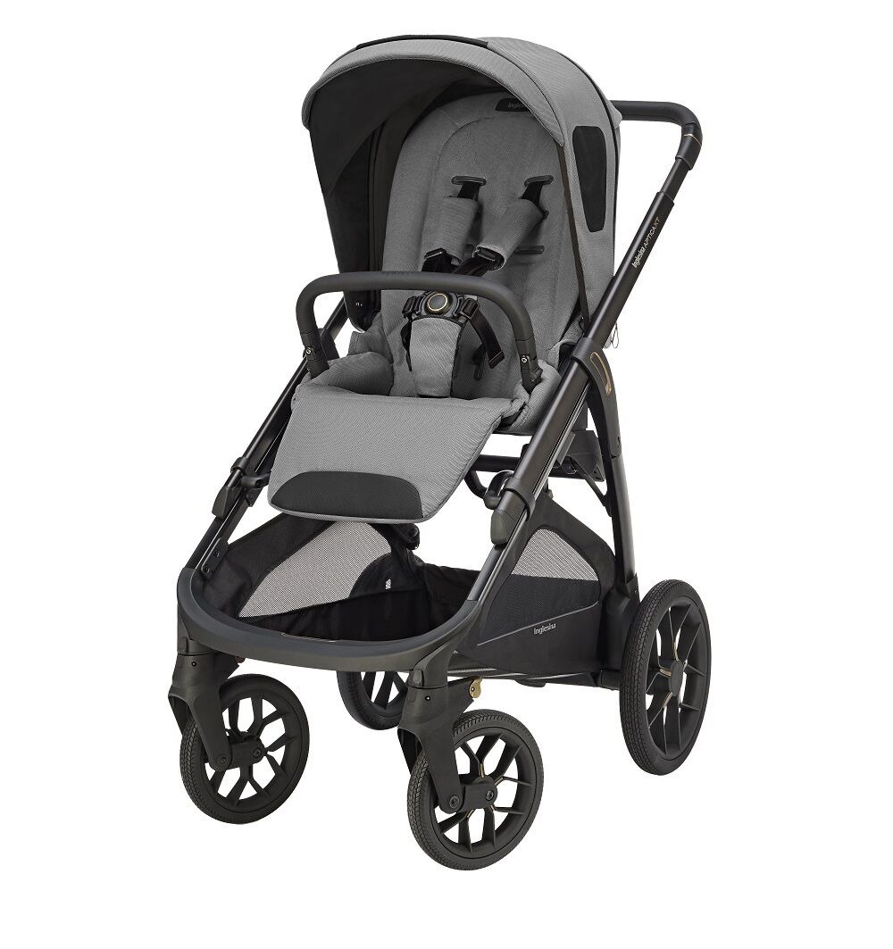 Коляска 3 в 1 Inglesina Aptica XT 2025 + Автокресло Inglesina Darwin i-Size (0-13 кг), Canyon Grey (Серый)