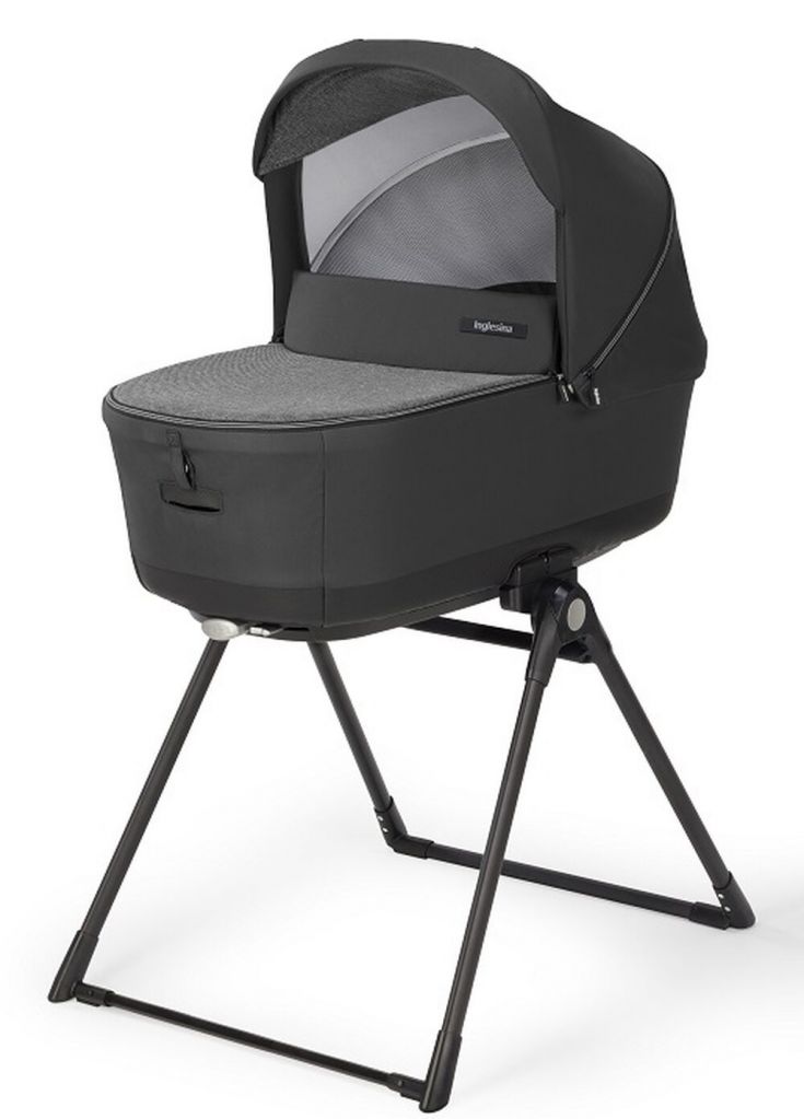 Коляска 2 в 1 Inglesina Electa New с подставкой под люльку Stand Up, Upper Black