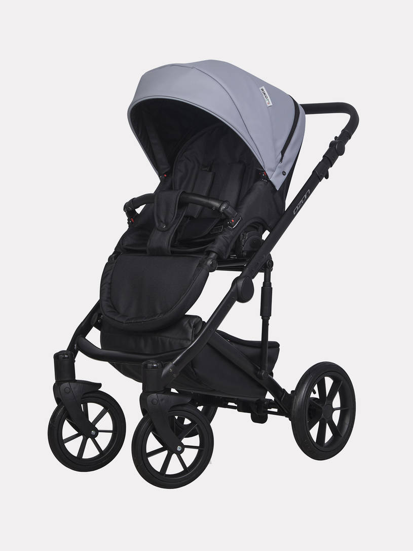 Коляска 3 в 1 Riko Basic Ozon Pastel 04, Серый