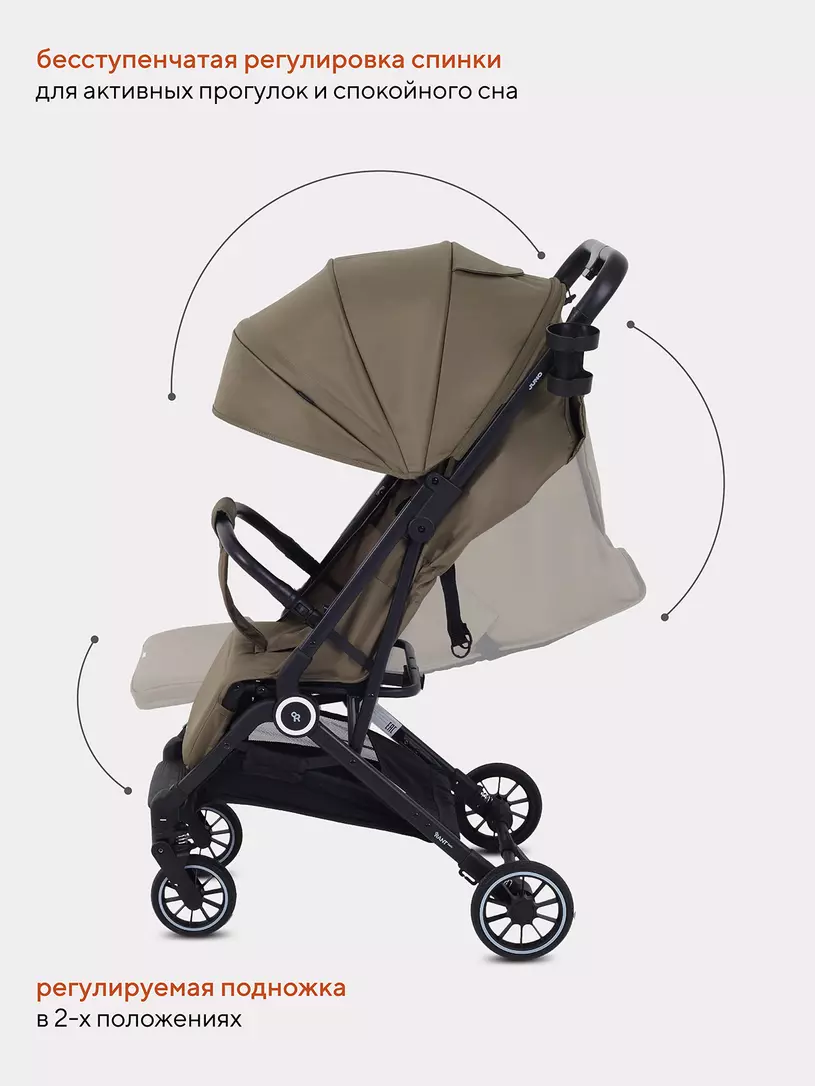 Коляска прогулочная Rant Basic Juno Olive