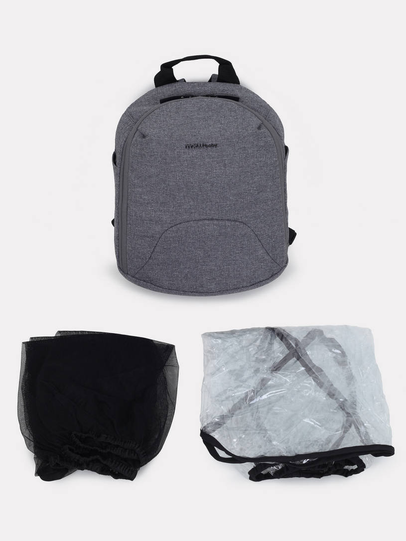 Коляска 2 в 1 MOWBaby ZOOM PU RA086 Gold Grey