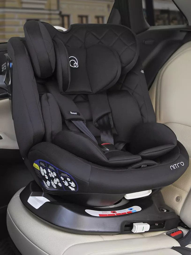Автокресло Rant Nitro 0/1/2/3 (0-36 кг) Black