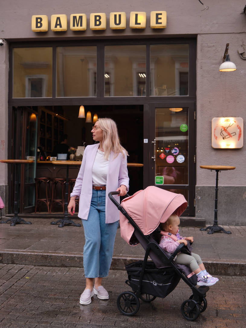 Коляска прогулочная Rant Vega Star Cloud Pink. Цвет: Розовый