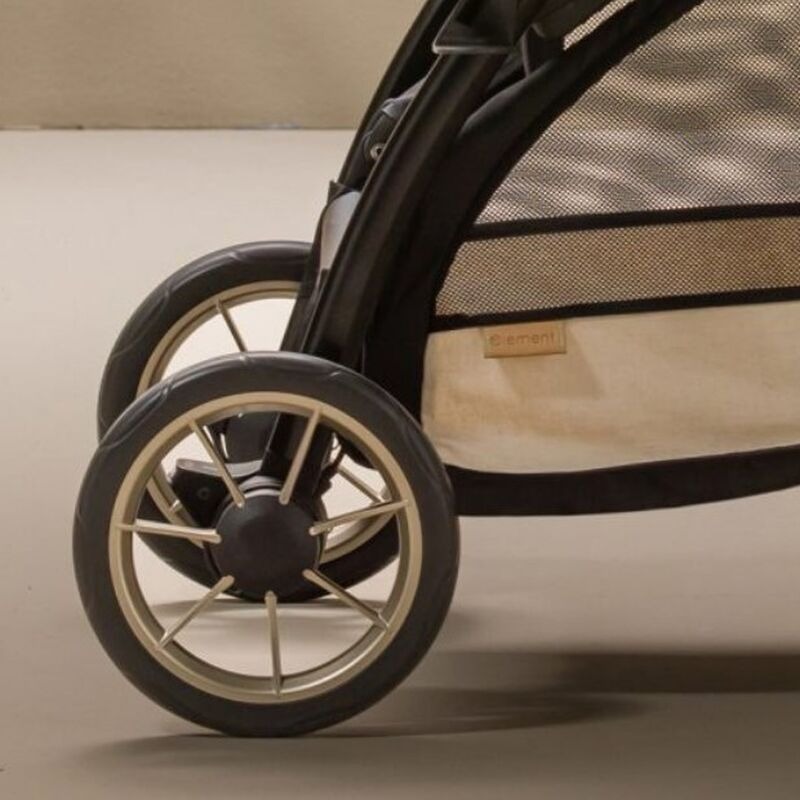 Коляска 3 в 1 Inglesina Electa Element с подставкой под люльку Stand Up, Pure Ecru