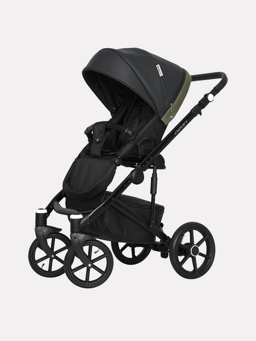 Коляска 2 в 1 Riko Basic Ozon 02 оливковый