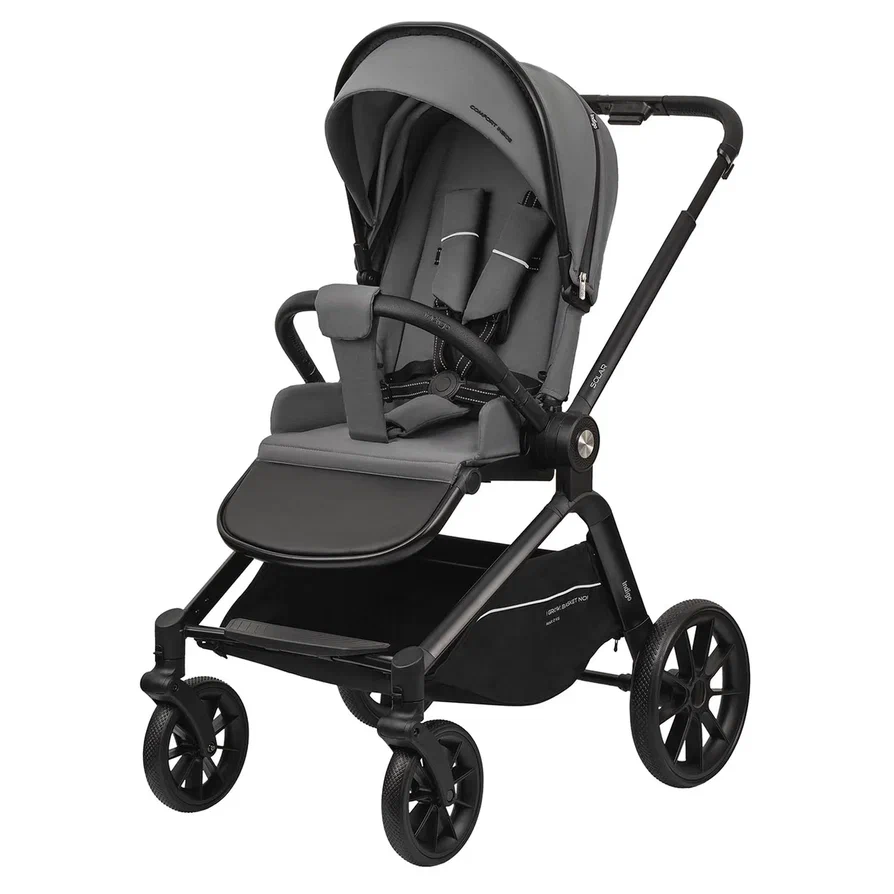 Коляска 2 в 1 Indigo SOLAR серый