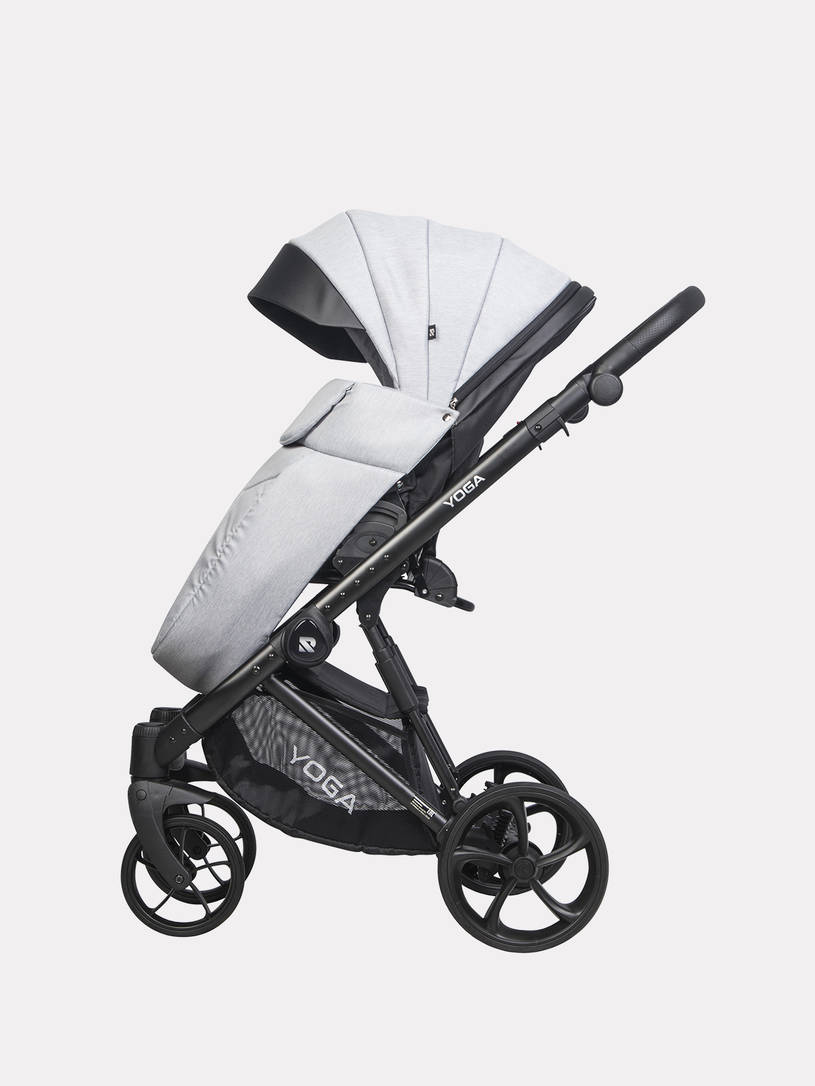 Коляска 2 в 1 Riko Basic YOGA, 03 СЕРЫЙ