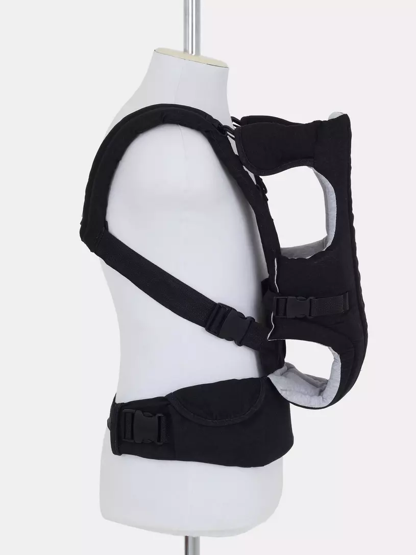 Рюкзак-кенгуру Топотушки Деним стежка черный