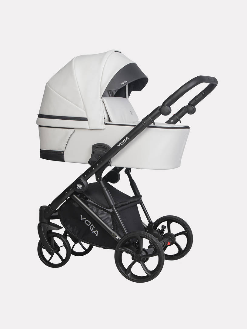 Коляска 3 в 1 Riko Basic Yoga Ecco 11 White, Белый