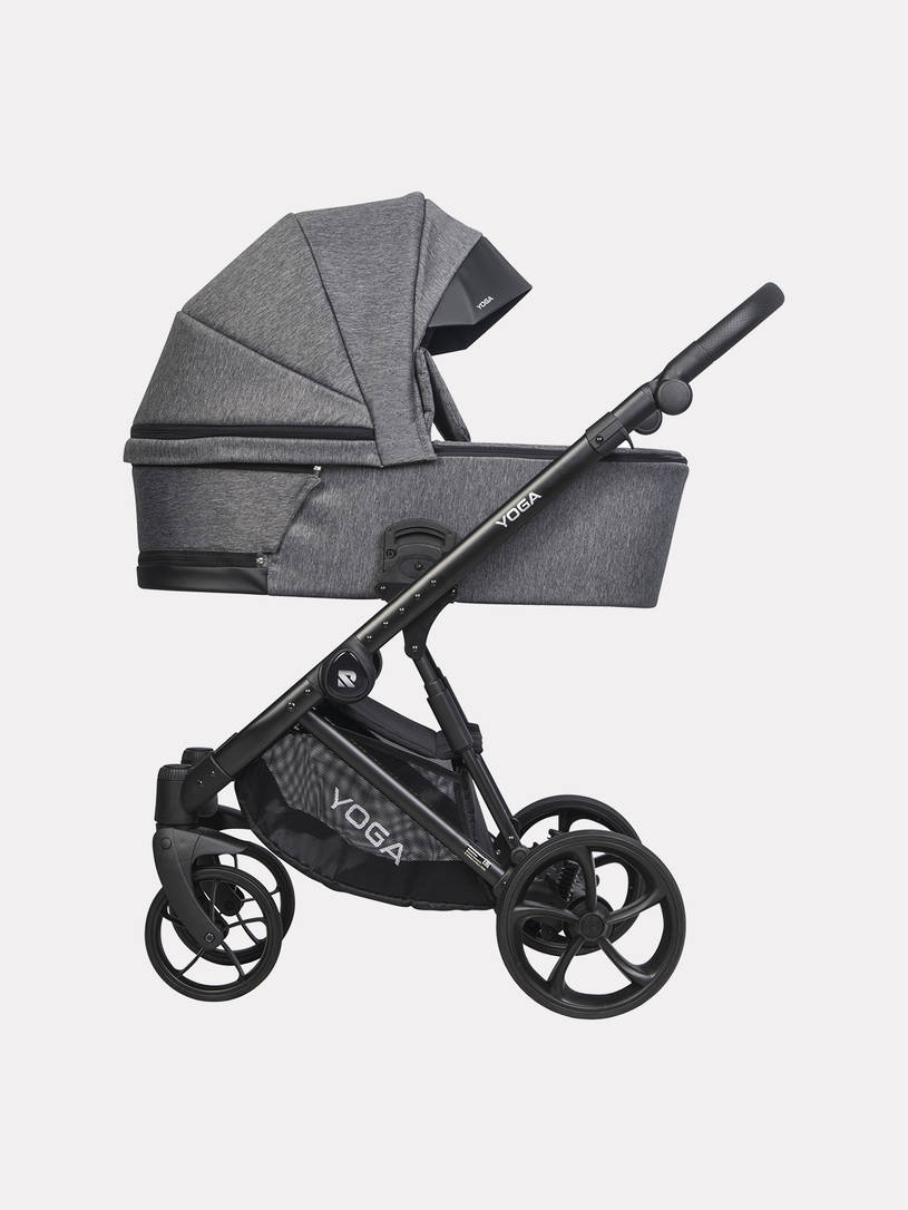 Коляска 2 в 1 Riko Basic YOGA, 01 ГРАФИТ