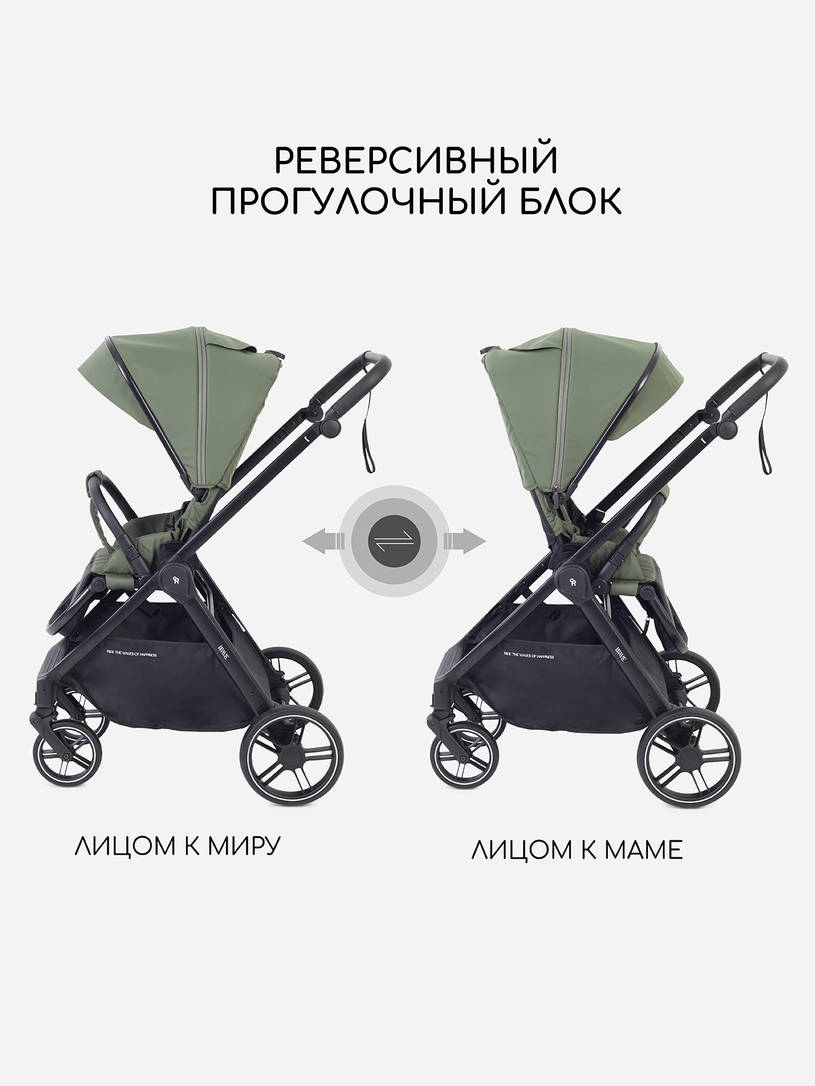 Коляска 2 в 1 Rant Basic Wave Green