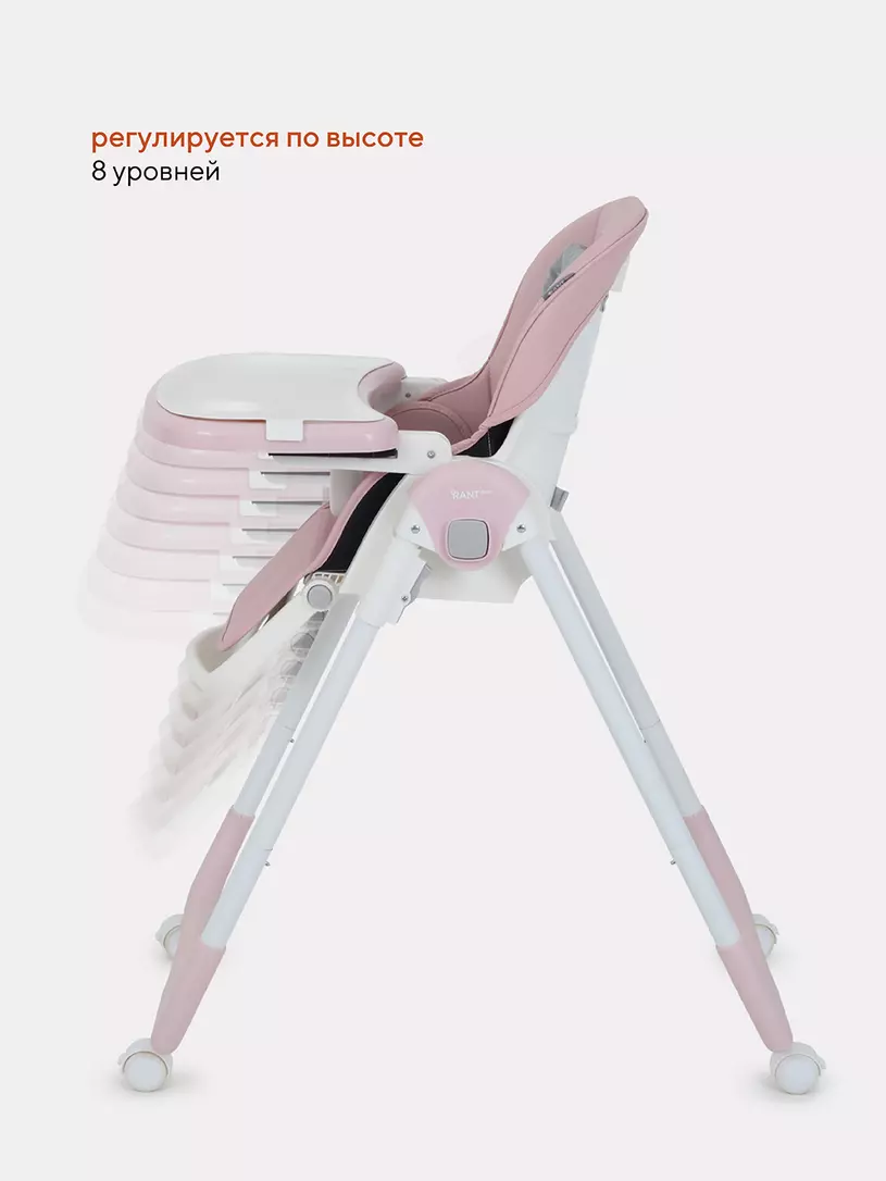 Стульчик для кормления Rant Basic Mango Pink