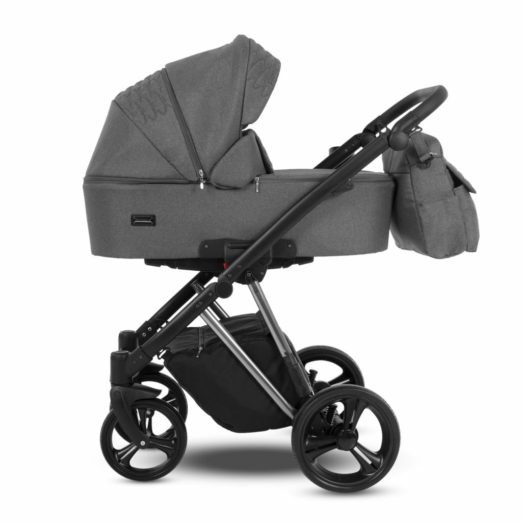 Коляска 2 в 1 Camarelo Faro, Серый меланж