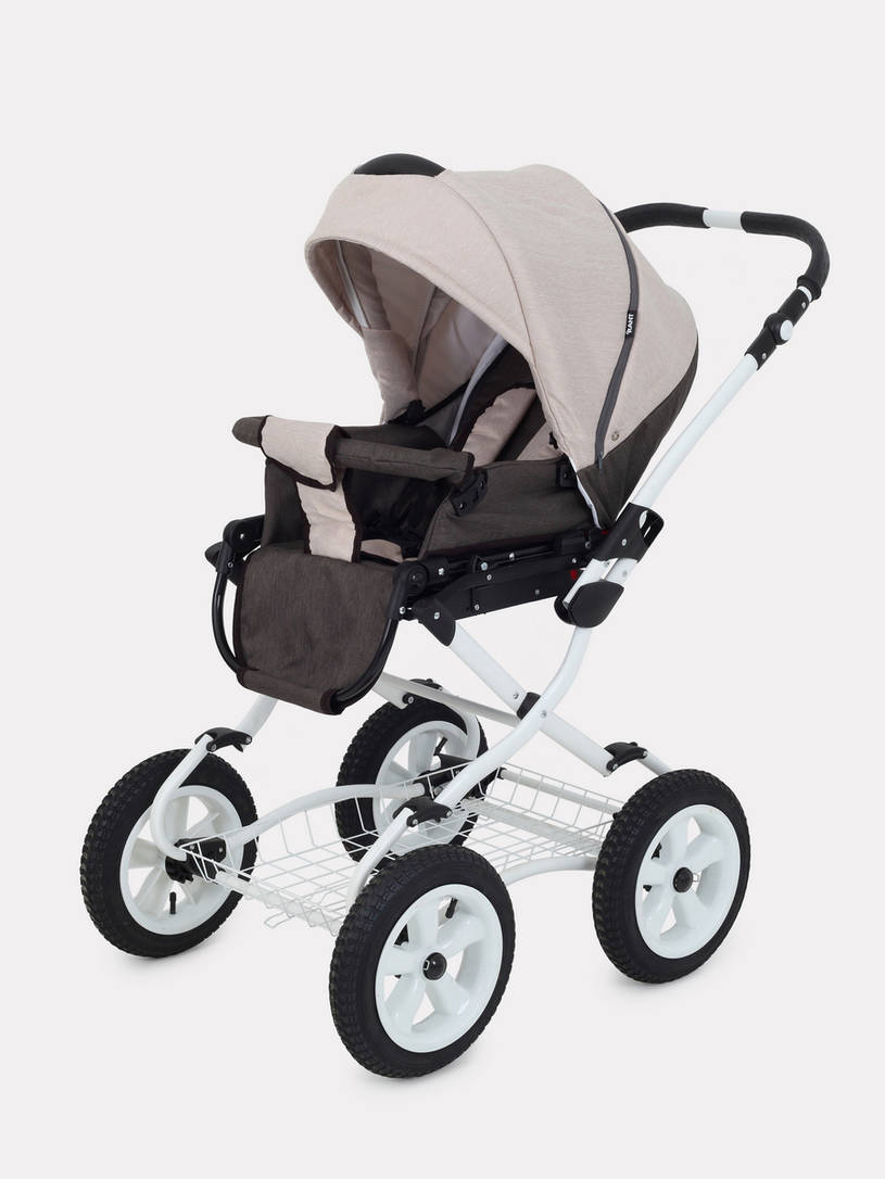 Коляска 2 в 1 Rant Dream Classic 05 коричневый-бежевый