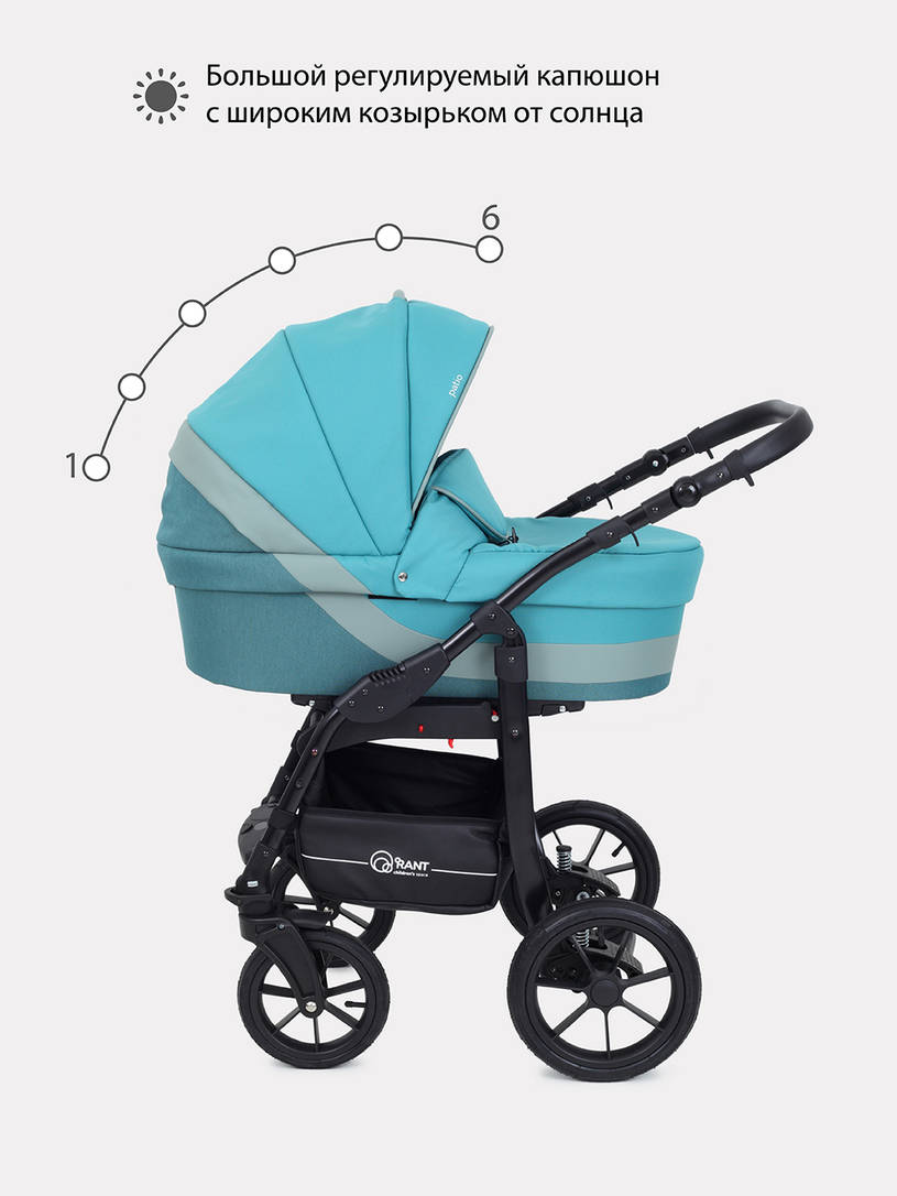 Коляска 2 в 1 Rant Patio Aquamarine
