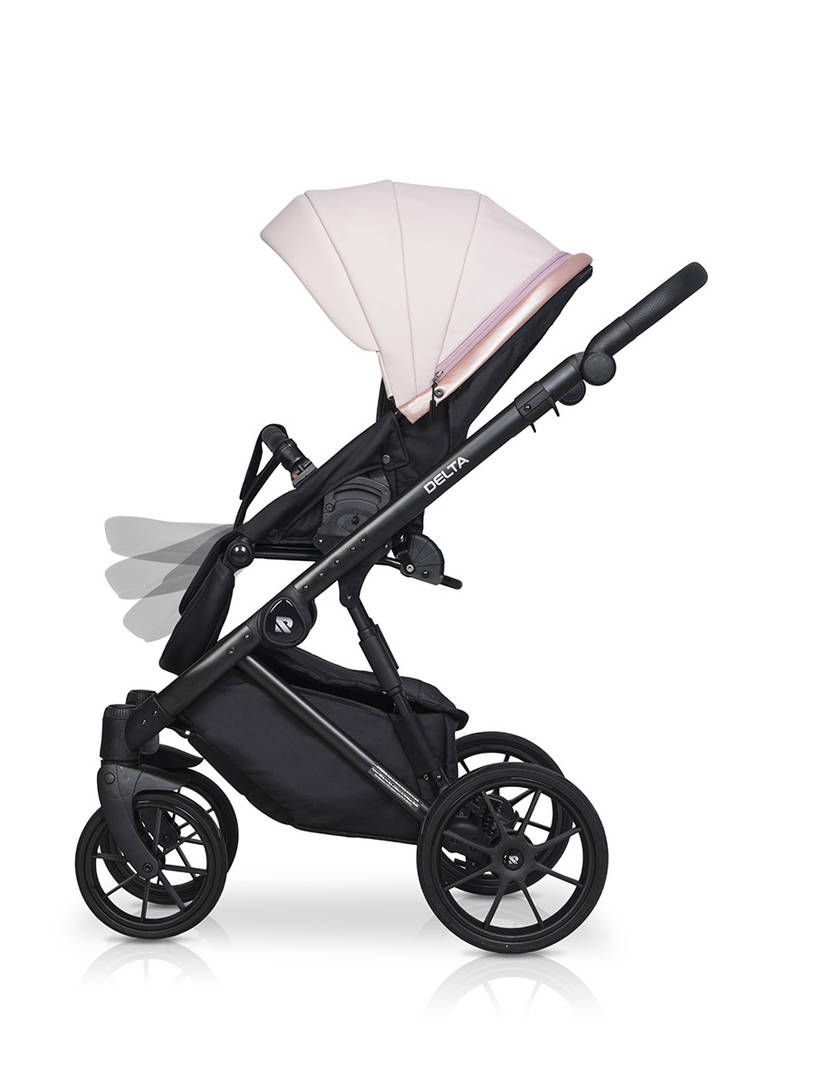 Коляска 2 в 1 RIKO BASIC DELTA ECCO 14 Rose
