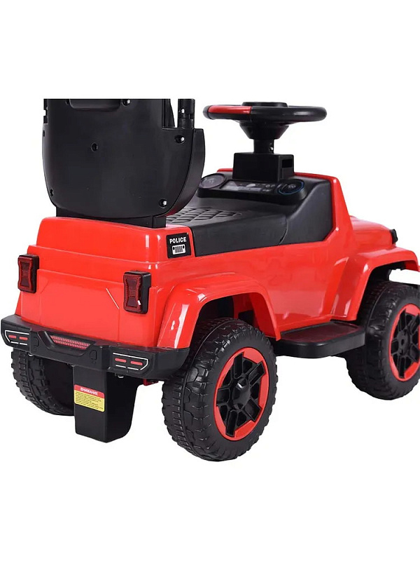 Детская каталка Sevillababy Police 3 в 1 с ручкой BC219 red/красный