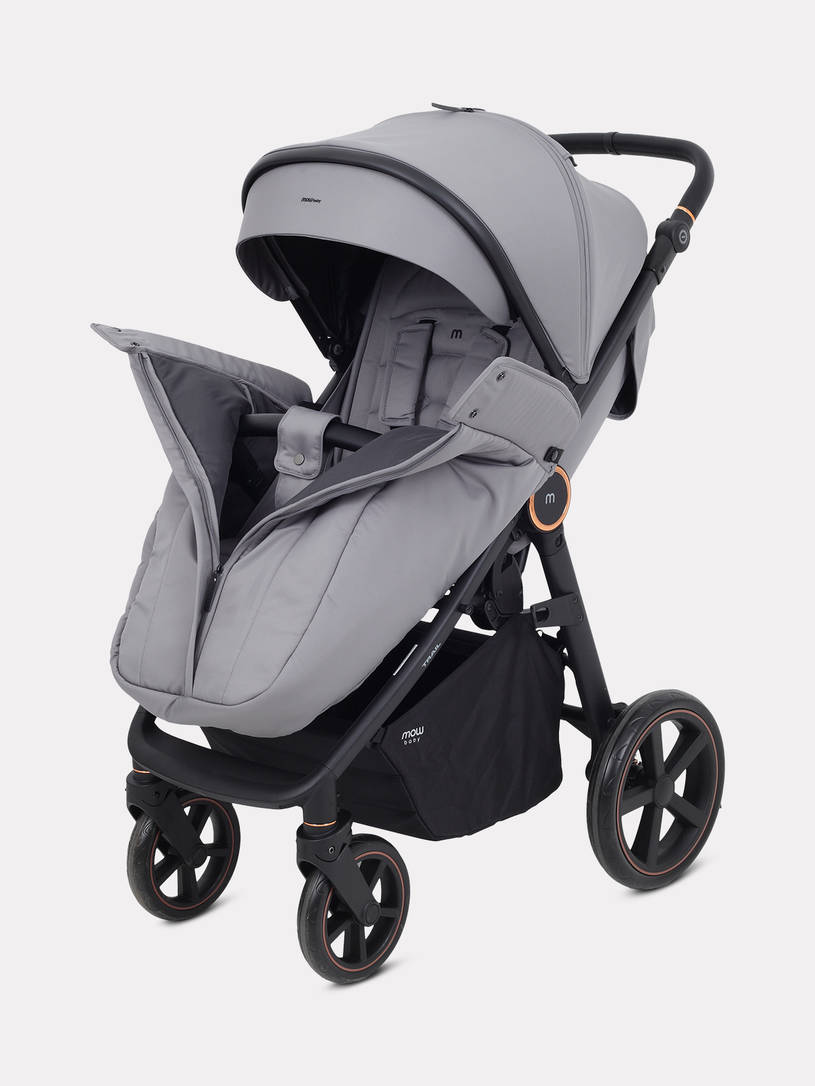 Коляска прогулочная Mowbaby Trail 2025 Grey