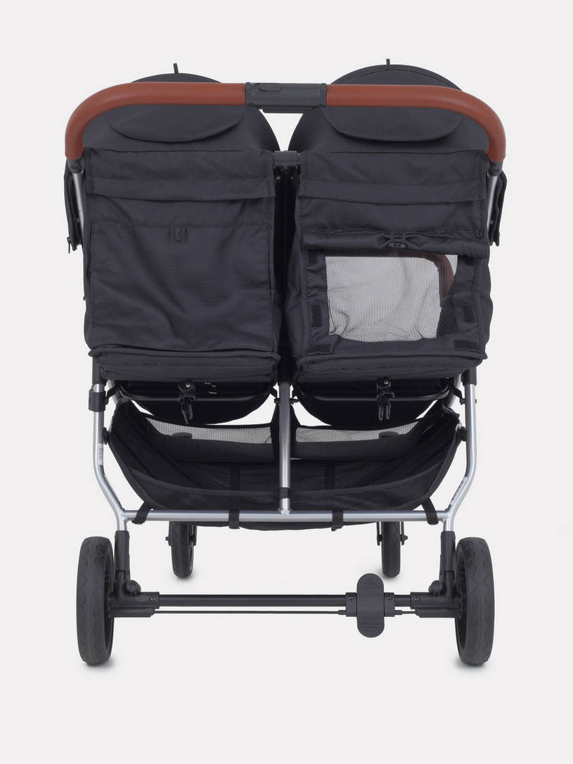 Коляска для близнецов MOWBABY Tandem MB170 Black