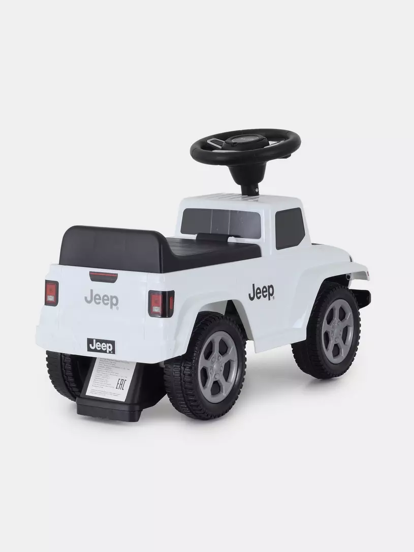 Машинка-каталка 664 JEEP GLADIATOR white