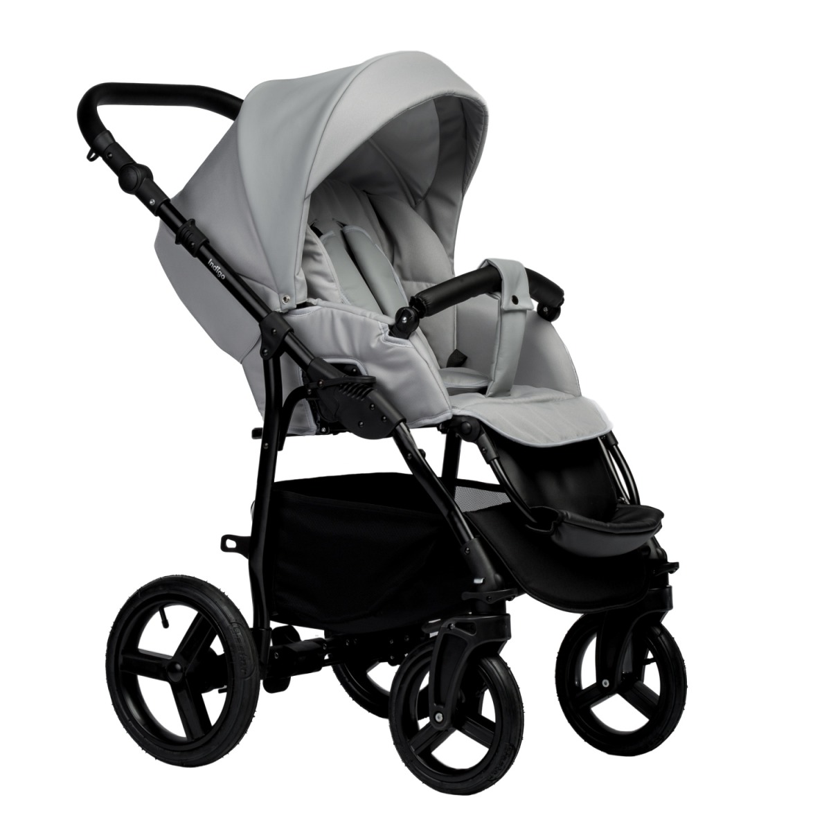 Коляска 2 в 1 Indigo Impulse Eco, Ie 04 (Светло-серый)