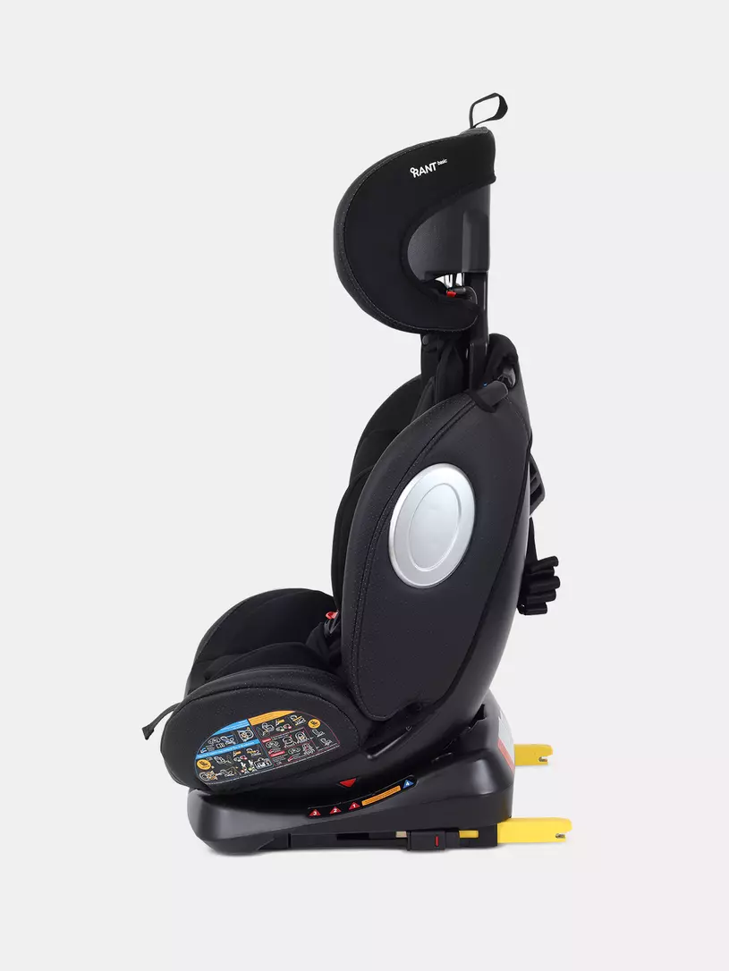 Автокресло Rant Basic Twist Pro Isofix 0/1/2/3 (0-36 кг) Black
