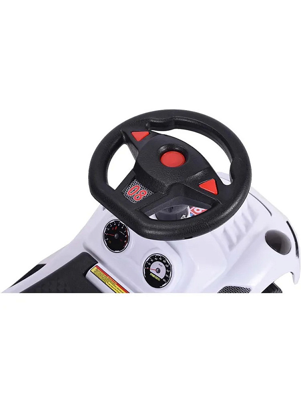 Детская каталка Sevillababy Racer 3 в 1 с ручкой 8189 white/белый