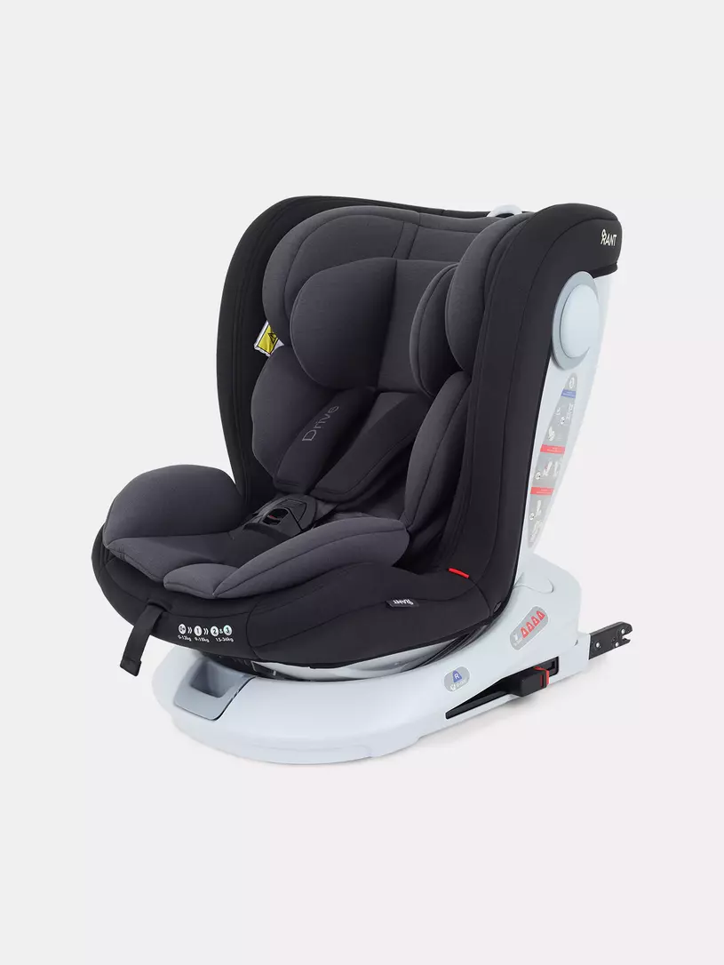 Автокресло Rant Drive Isofix 0/1/2/3 (0-36 кг) Grey