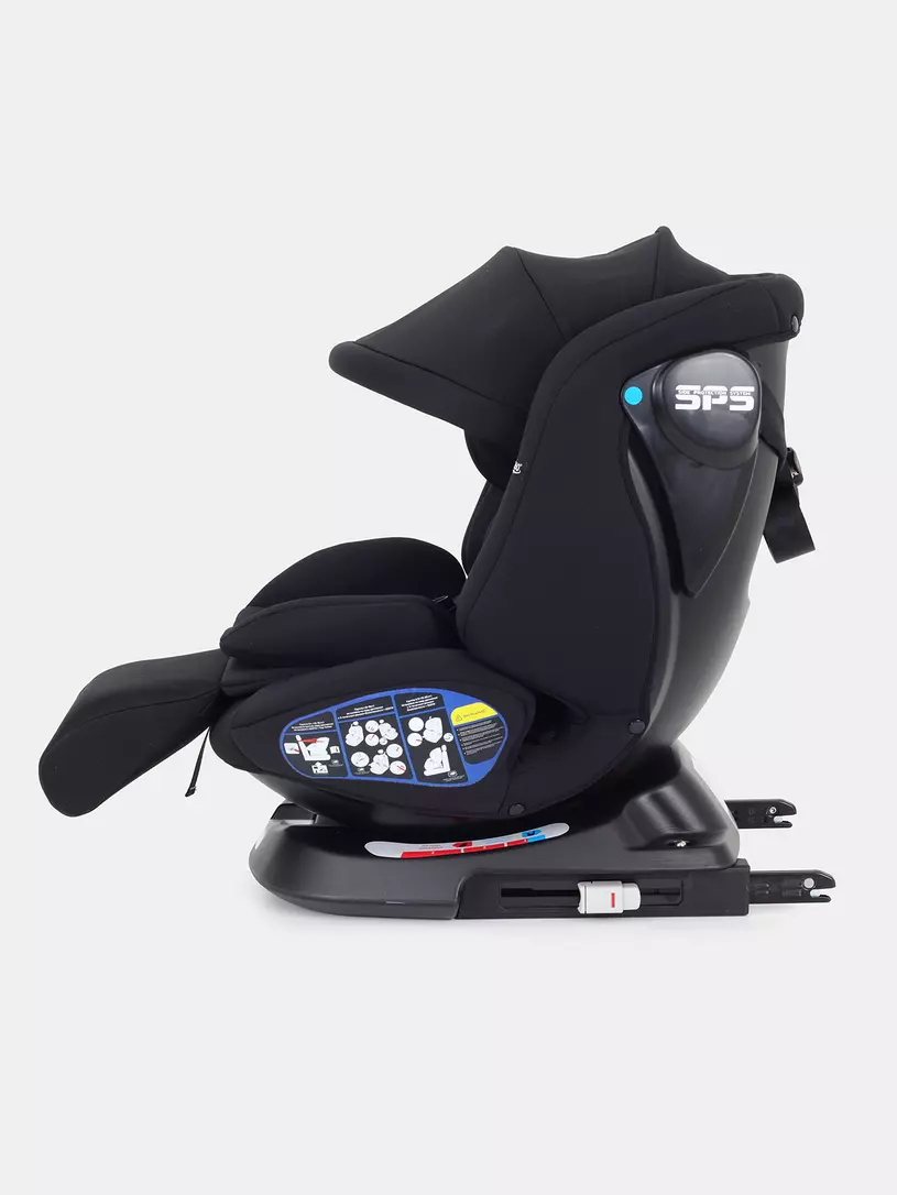 Автокресло Rant Nitro Plus isofix 0/1/2/3 (0-36 кг) Black