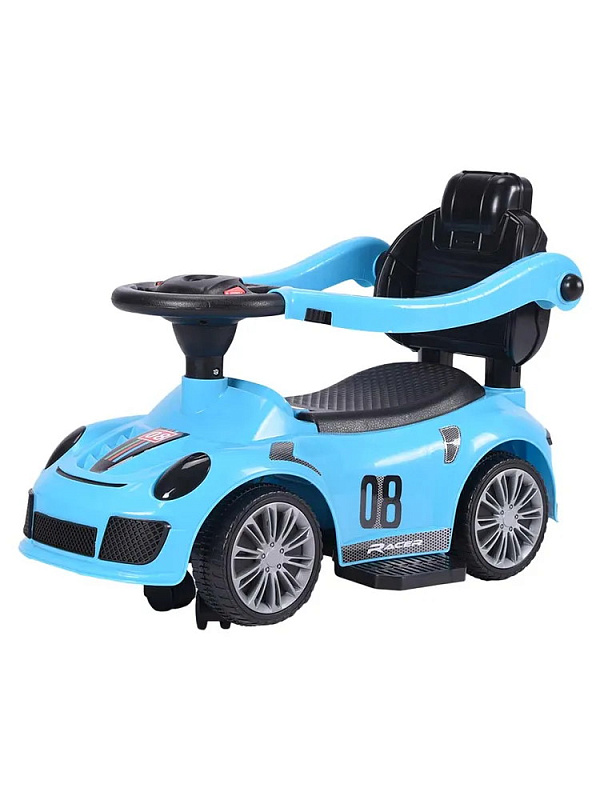 Детская каталка Sevillababy Racer 3 в 1 с ручкой 8189 blue/синий