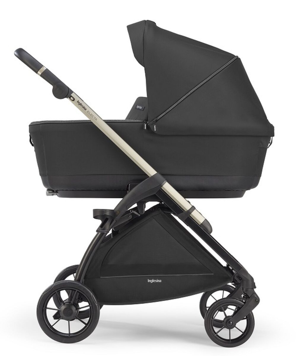 Коляска 3 в 1 i-Size Inglesina Electa с подставкой под люльку Standup, Upper Black
