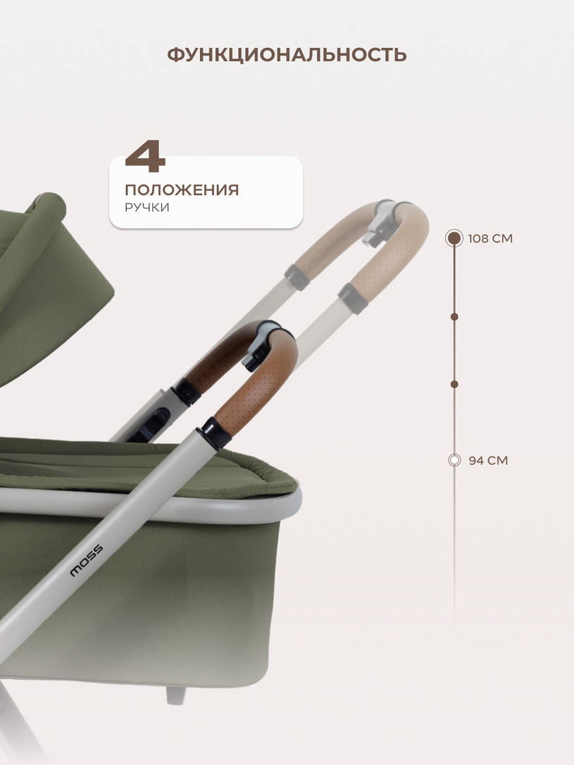 Коляска 2 в 1 Rant Moss Prime Green