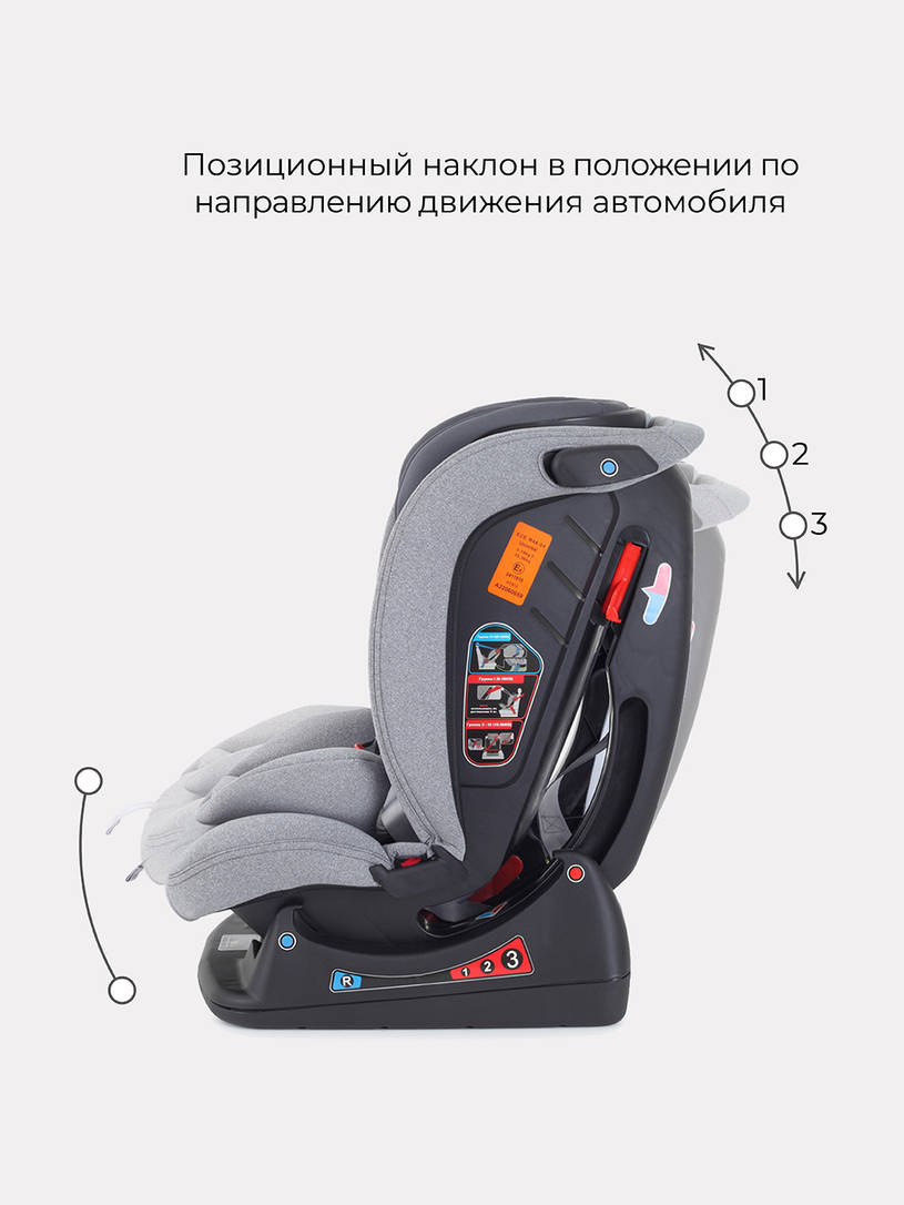Автокресло Rant Matrix Active Line 0/1/2/3 (0-36 кг) Grey