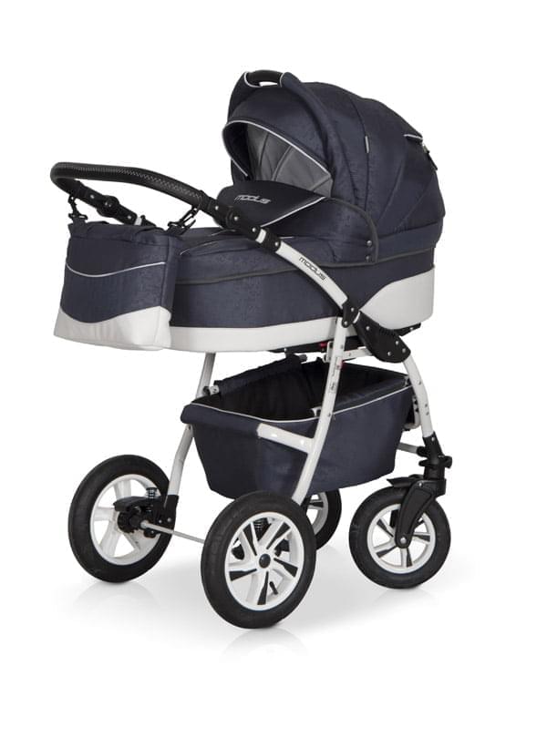 Коляска 2 в 1 Riko Modus 05 белый-графит