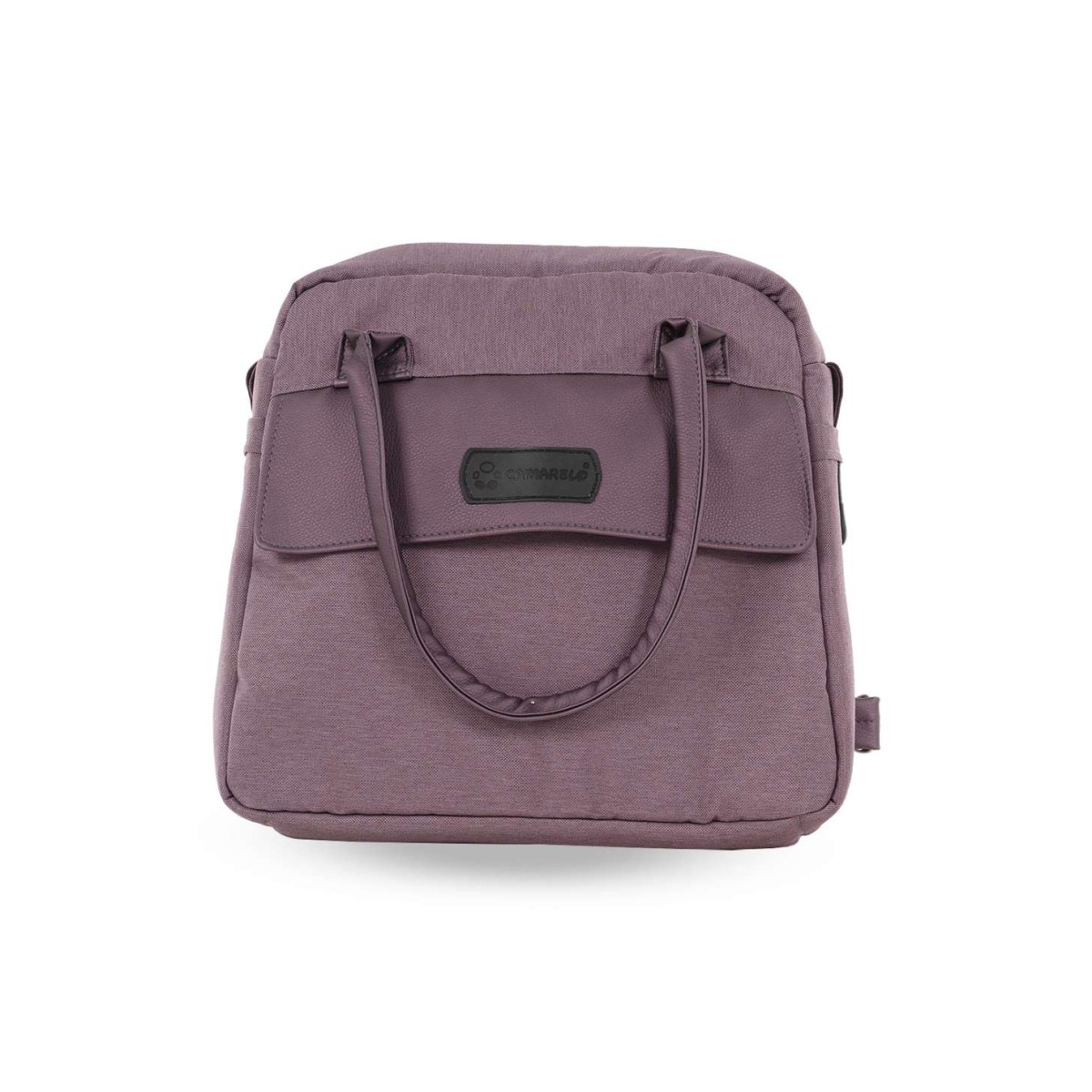 Коляска 2 в 1 Camarelo Ollio, Сиреневый меланж / Сиреневая эко-кожа (02)