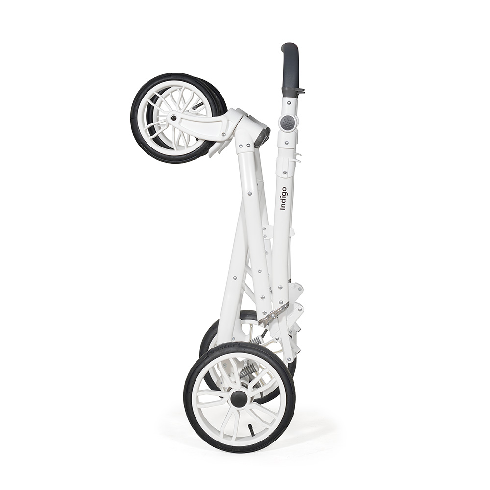 Коляска 2 в 1 Indigo PORTO - Po 03 (бежевая кожа+бежевый лен)